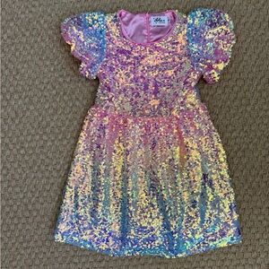 Lola & the Boys Ombre Sequin Dress Size 8